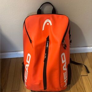 HEAD Orange Tennis Backpack